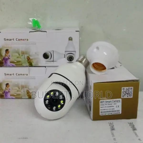 360 Degree PTZ Light Bulb Camera -WIFI Wireless CCTV Camera