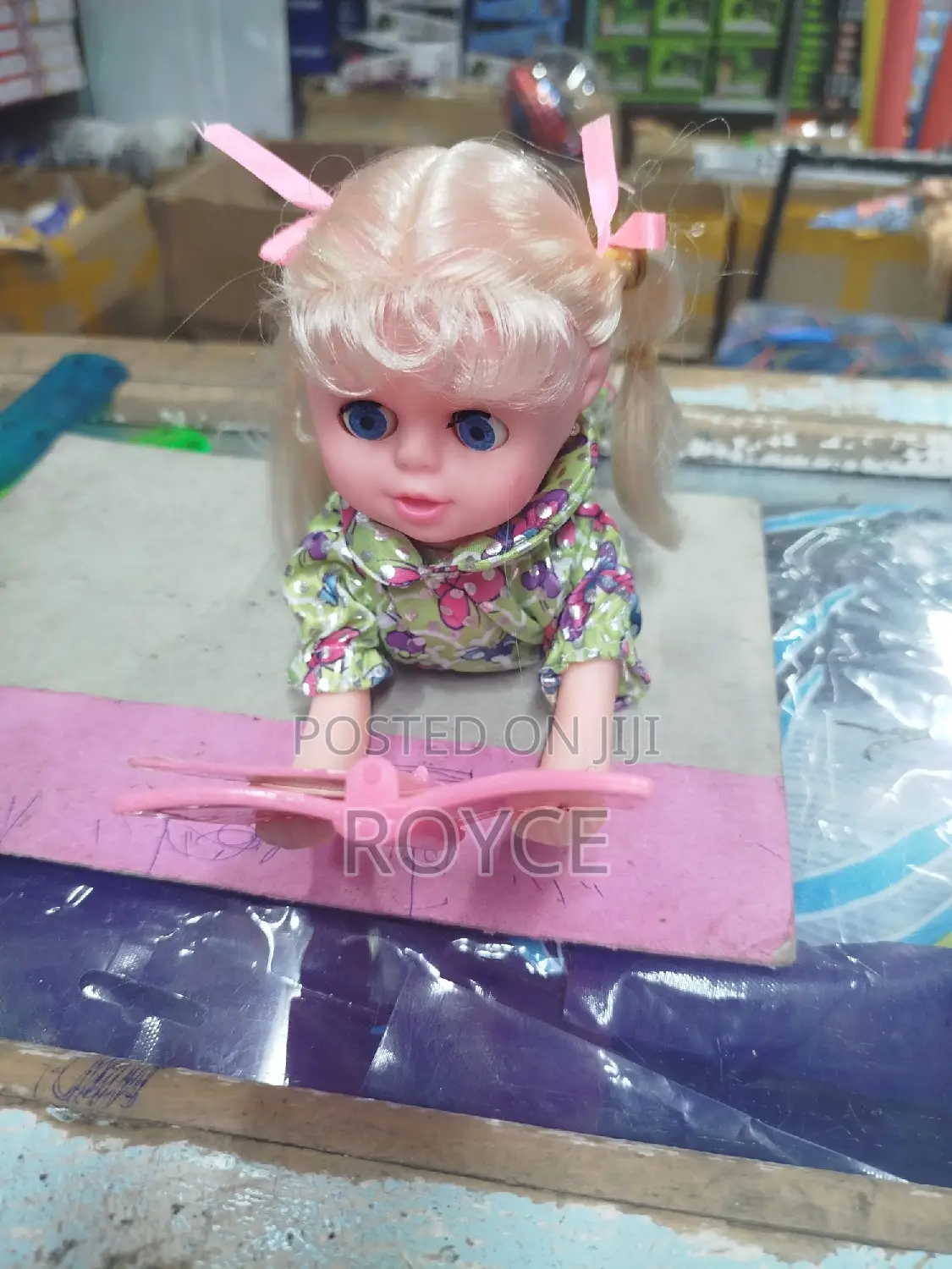Reading Baby Doll