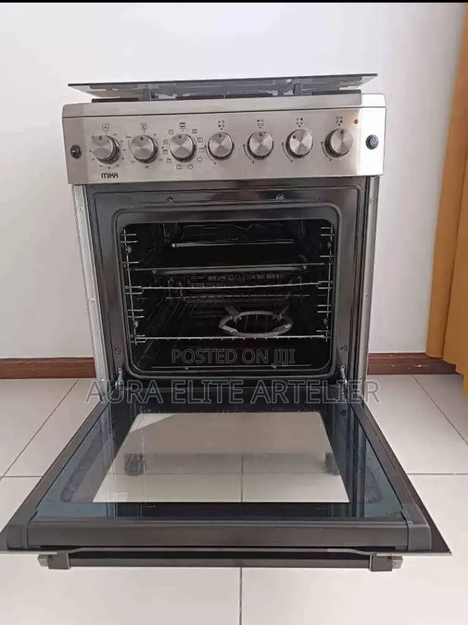 Mika 60x60,Stainless Steel Body,0+10 Fan Oven,Air Fry, 4gas