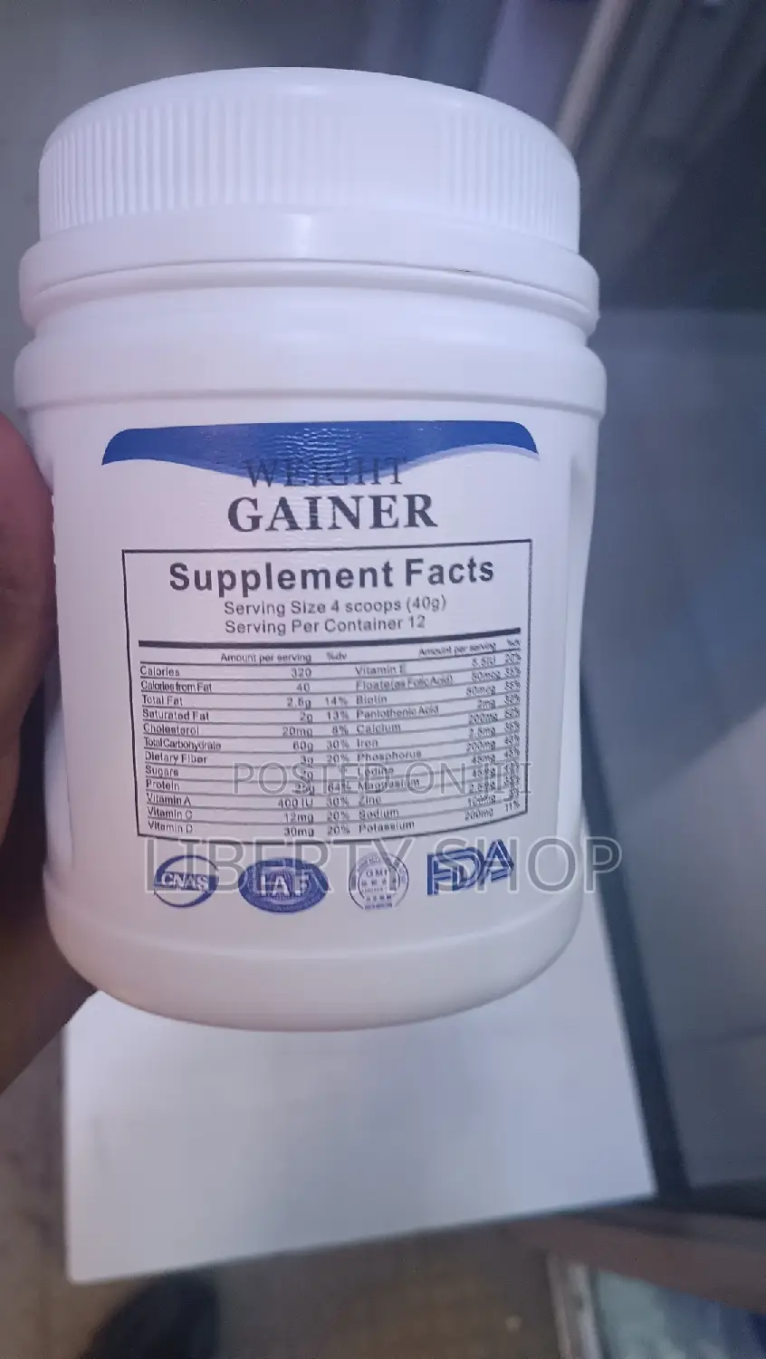 Weight Gainer and Muscle Building Supplements