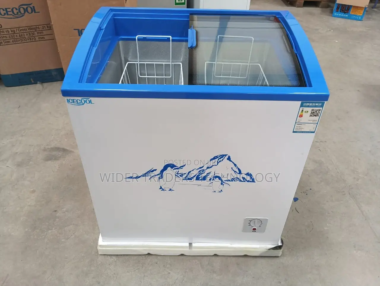 ICECOOL 159lts Display Freezer