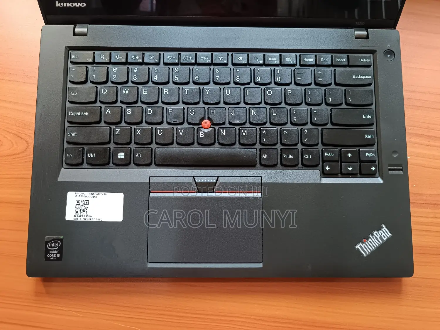 Laptop Lenovo ThinkPad T450 8GB Intel Core I5 HDD+SSD 500GB