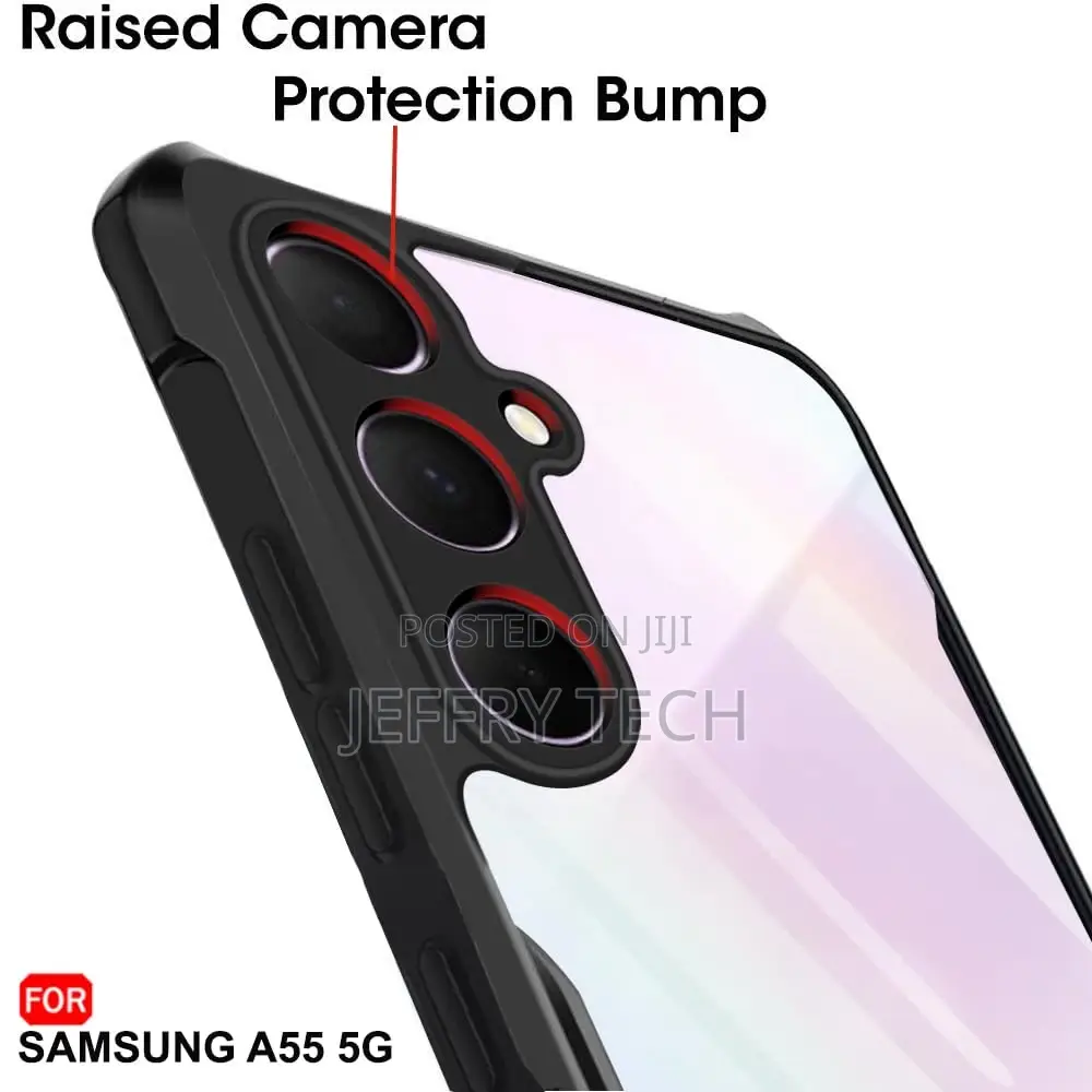 Crystal Clear Back Cover Case for Samsung Galaxy A55 5G | 3