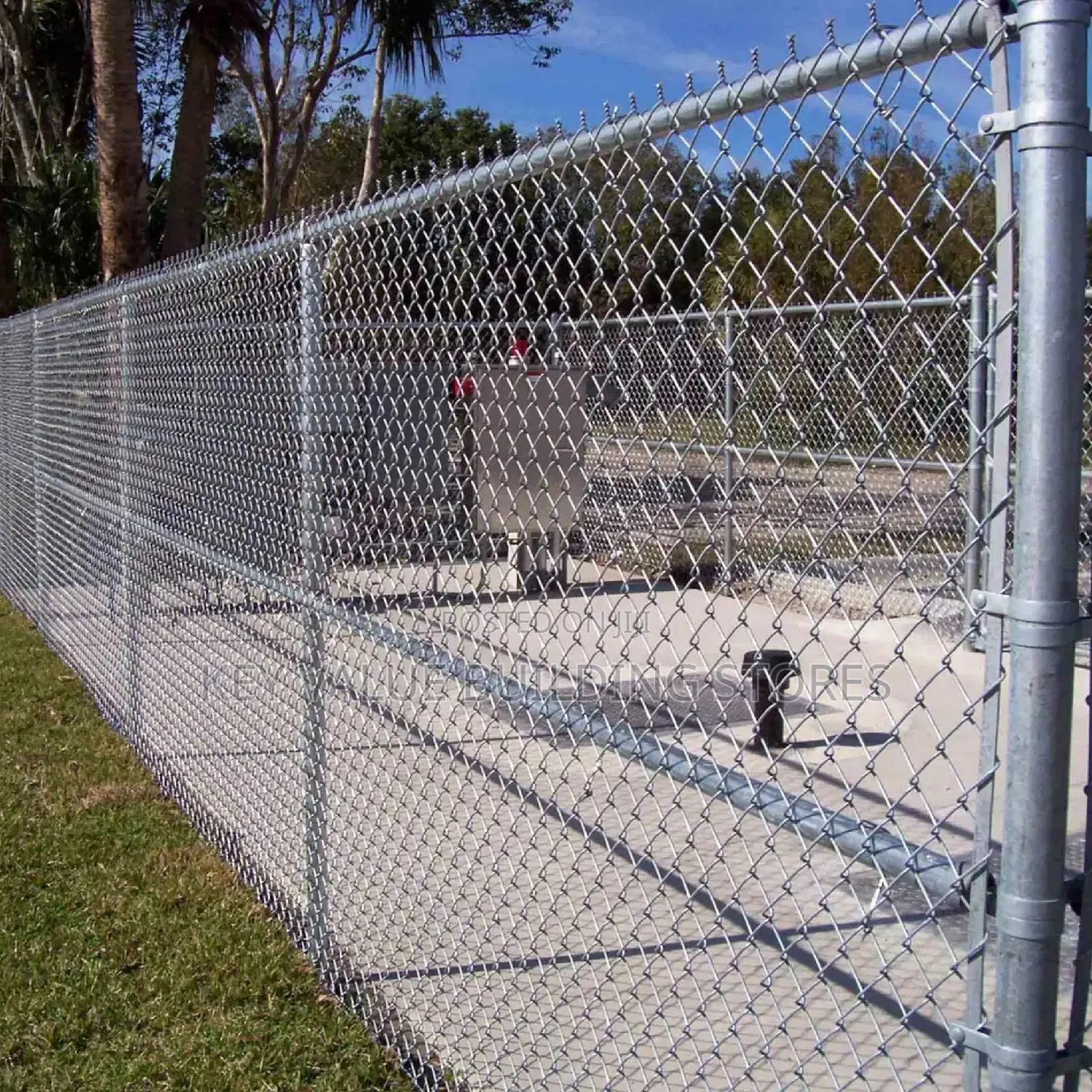 Top Quality Galvanized Chainlink Fence-10g 80×80 7ft High