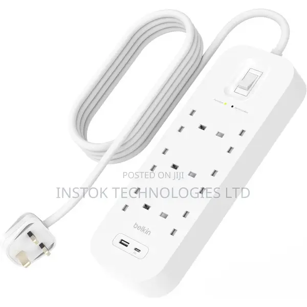 Belkin Connect Surge Protector 6-Outlet With USB-C and USB-A