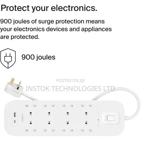 Belkin Connect Surge Protector 8-Outlet With USB-C and USB-A