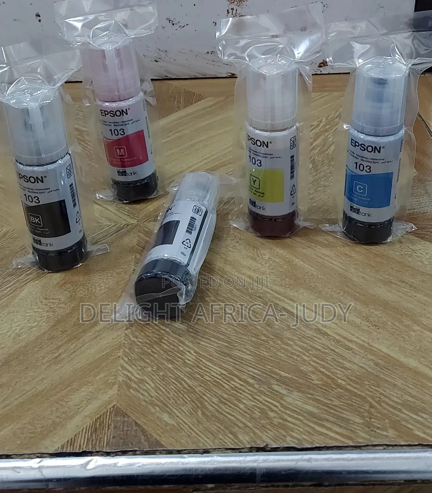 Cyan 1, Magenta 1, Yellow 1, Black 2, Original 103 Inks Set