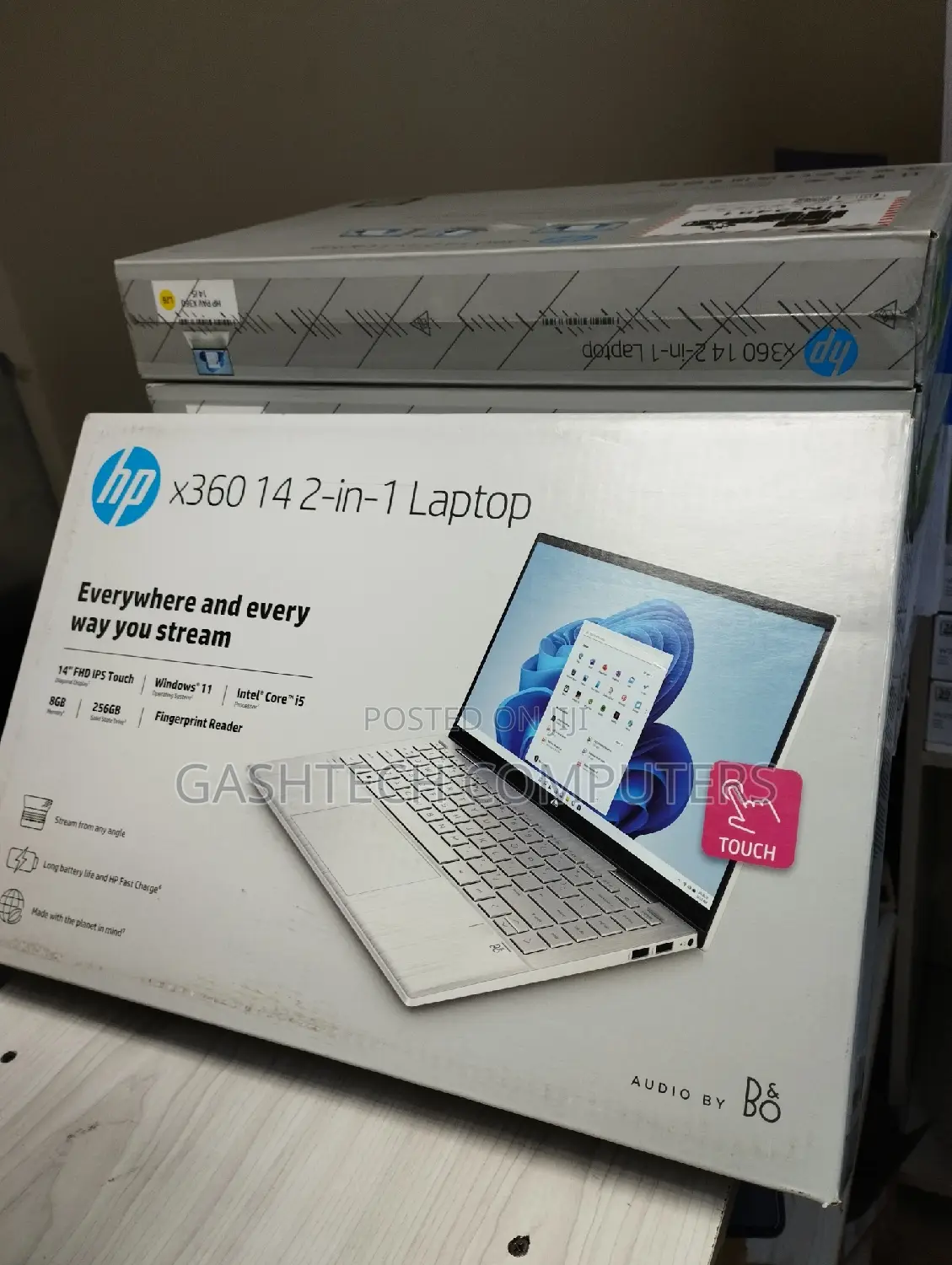 New Laptop HP Pavilion X360 14 8GB Intel Core I5 SSD 512GB