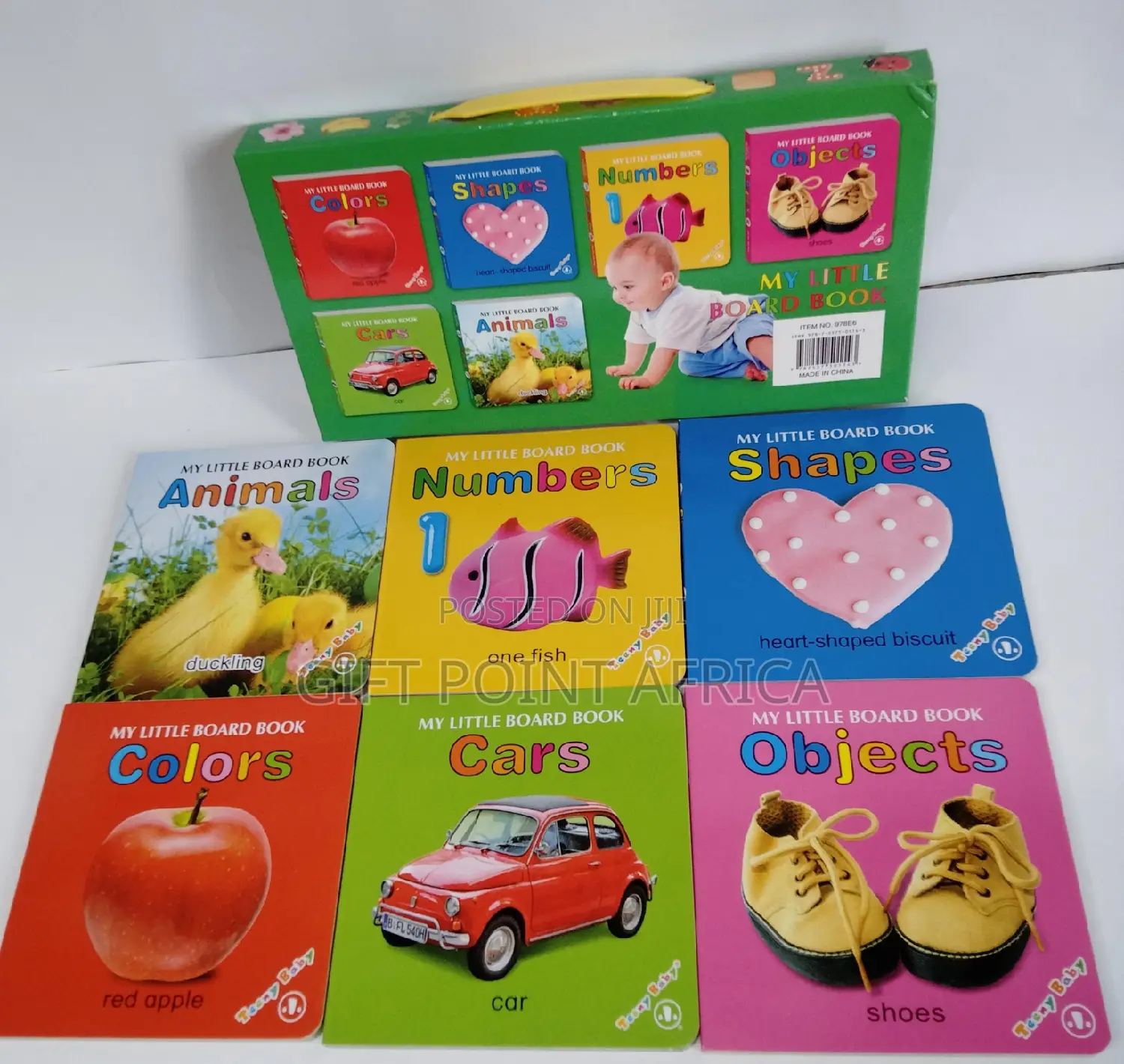 A Set of 6 My Little Board Book for Kids