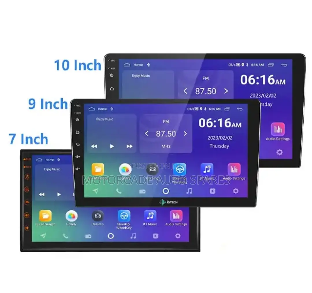 Universal Car Android 7" 9" 10" Radio Screen