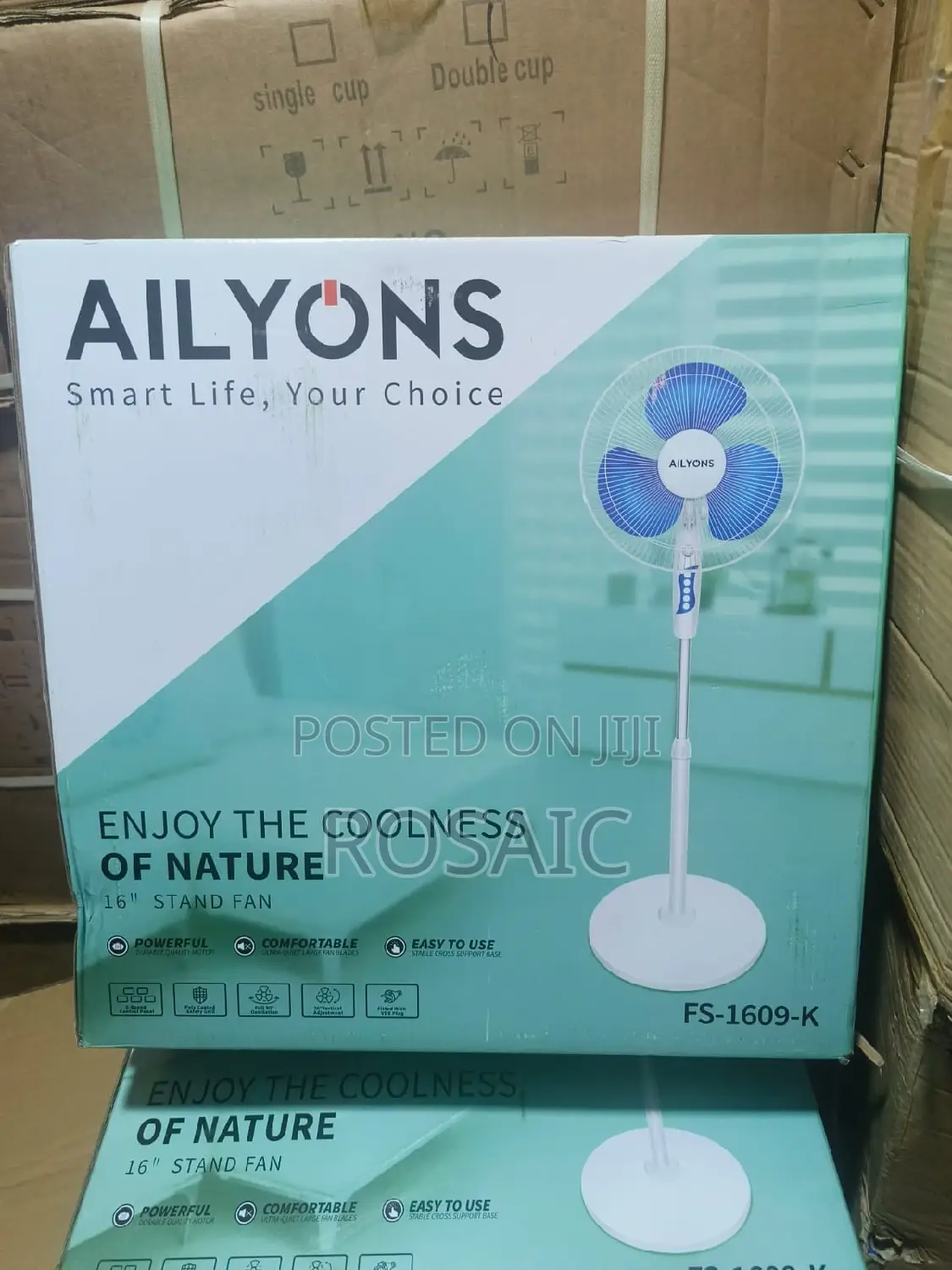 AILYONS 16" Stand Fan