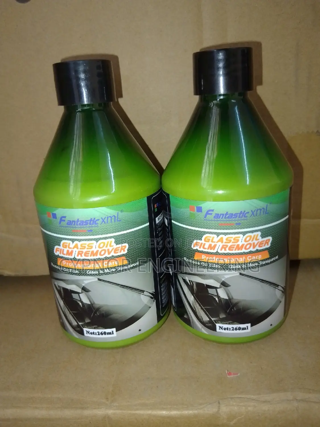 Fast Acting Fantastic XML Glass Cleaner.