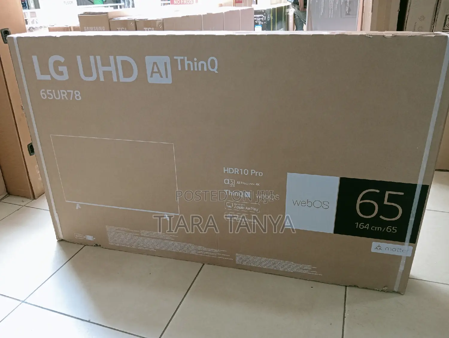Lg 65" Smart Uhd Ur78 LED TV