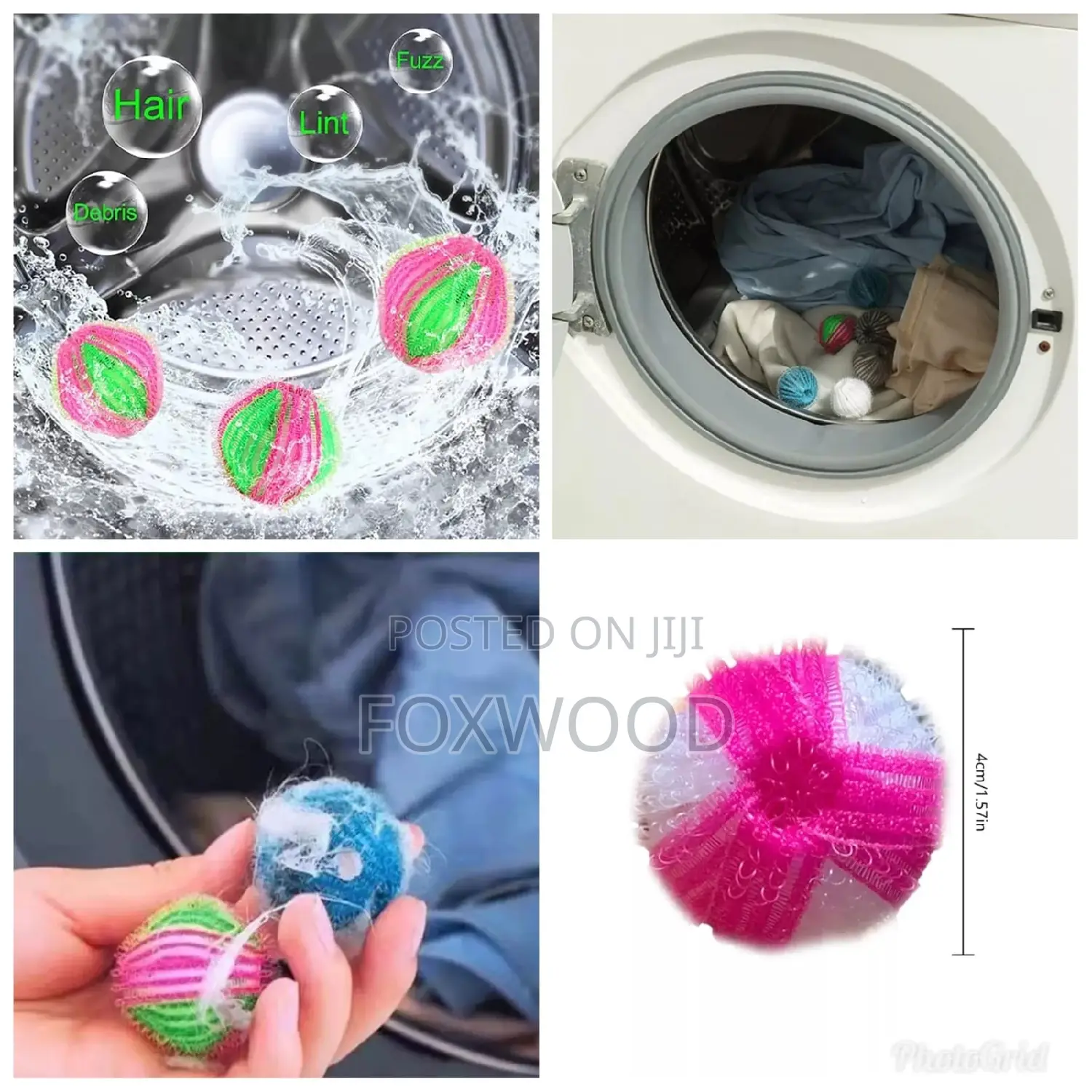 5pcs Lint Collecting Machine Balls Reusable