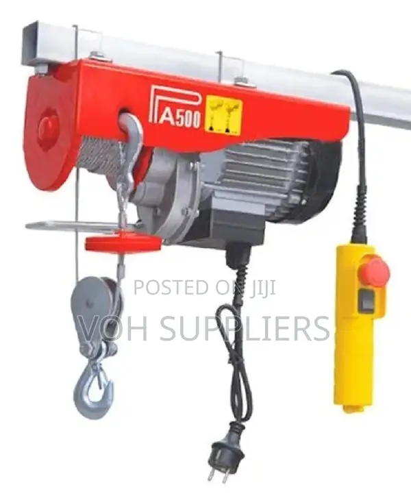 Electric Motor Hoist 500kg 1ton Mini Electric Winch 220v