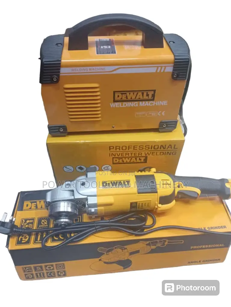 Dewalt 500ah Welding Combo/9inch Dewalt Grinder