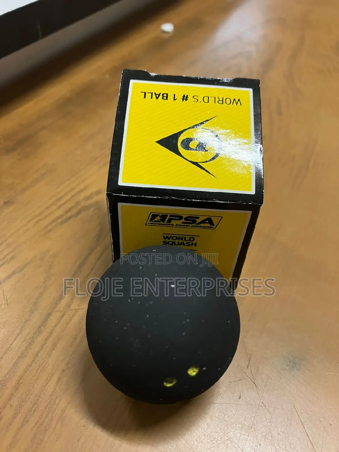 Squash Ball Dunlop Yellow Dot