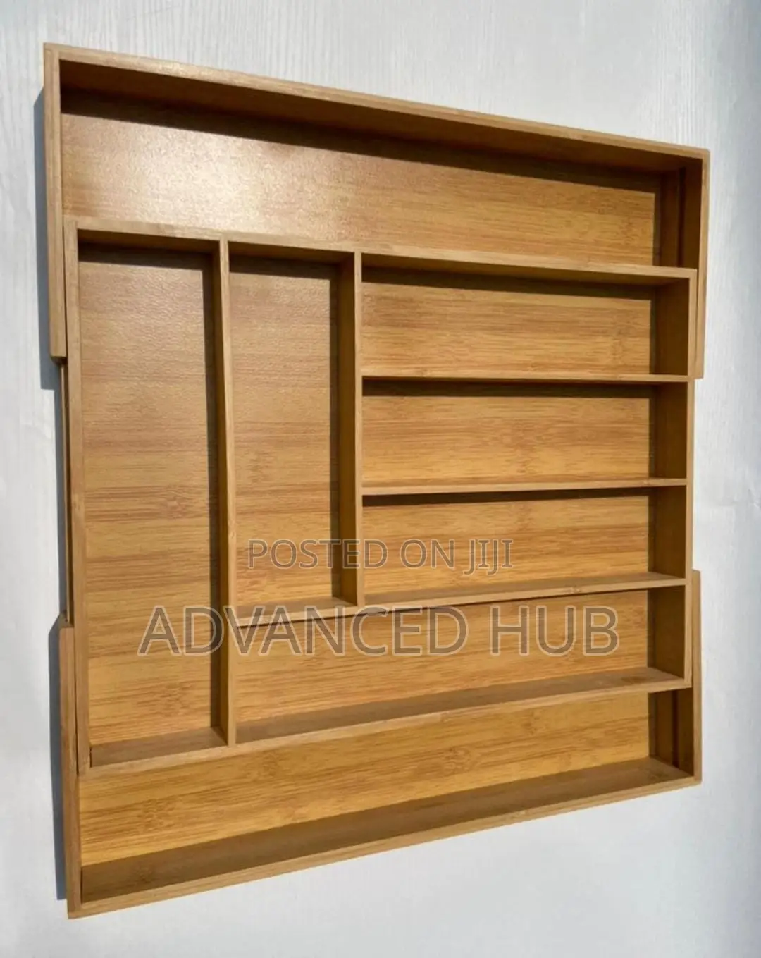 Bamboo Expandable Cutlery Organizer