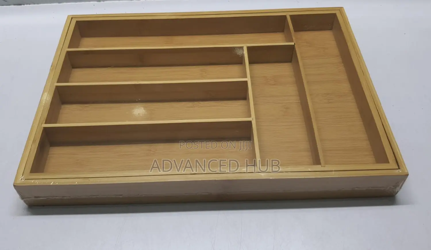 Bamboo Expandable Cutlery Organizer