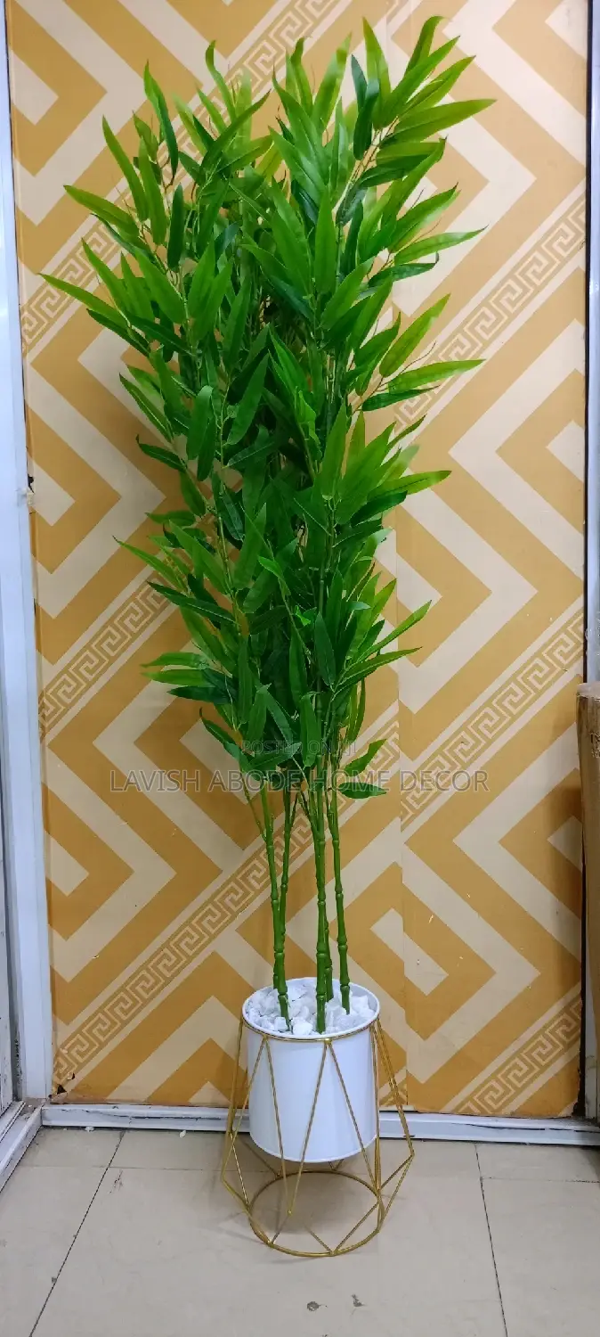 Artificial Bamboo Plant in a Nordic Plant Pot