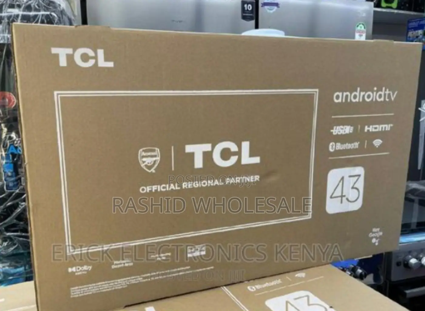 TCL 43 Inch Smart Flameless Uled