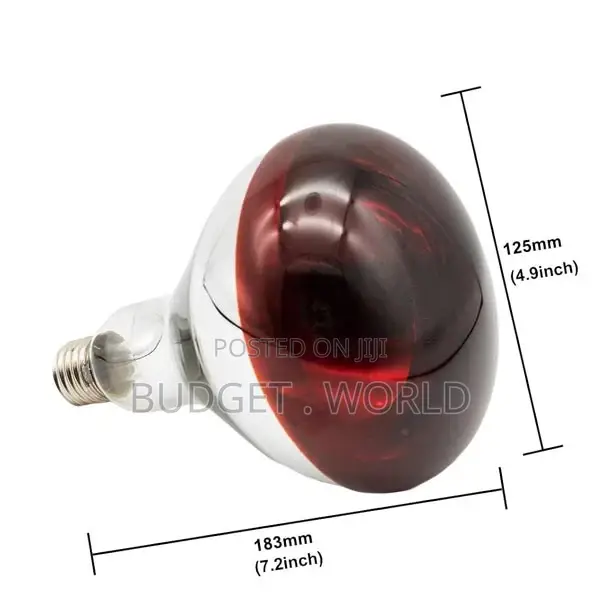 Chicks Heat Lamp Bulb, 250W Heat Lamp.