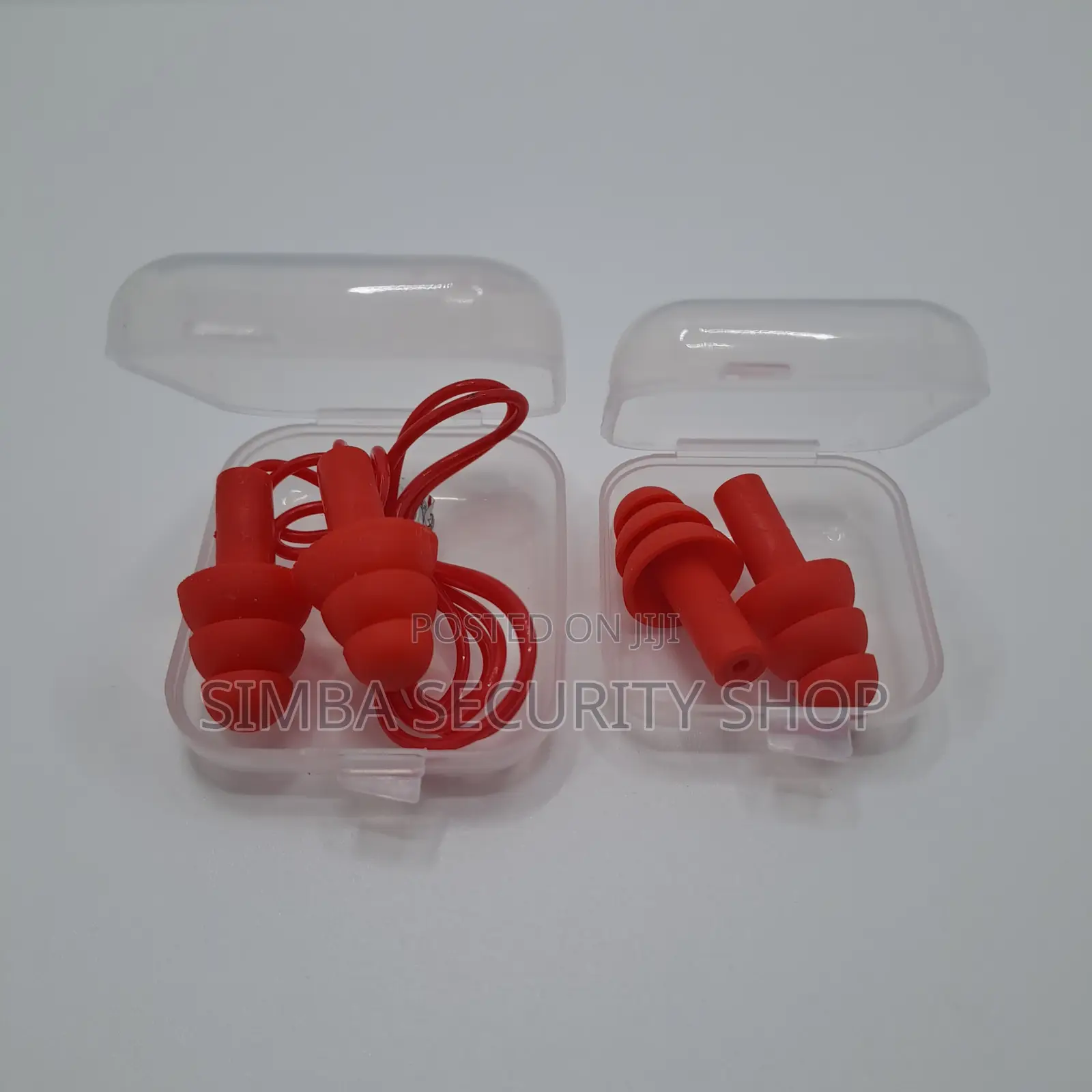 Red Ear Plugs Silicone Sleeping Anti Noise Wired Wireless