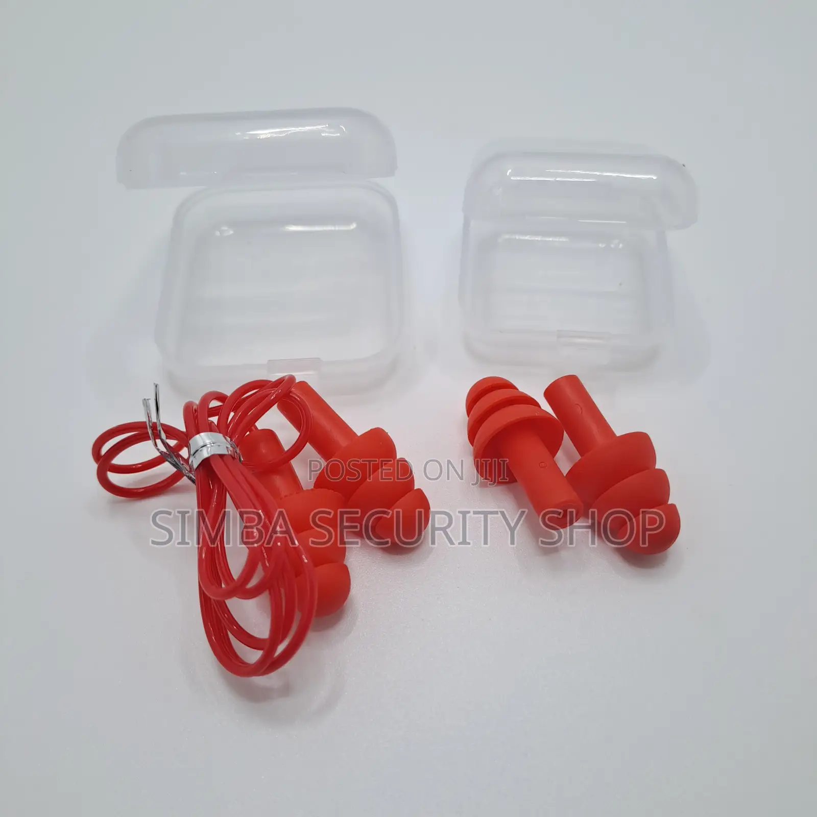 Red Ear Plugs Silicone Sleeping Anti Noise Wired Wireless