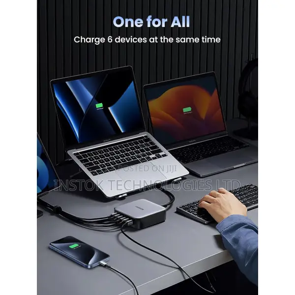 Ugreen Gan 200W Desktop Charger (6-Port) - CD271