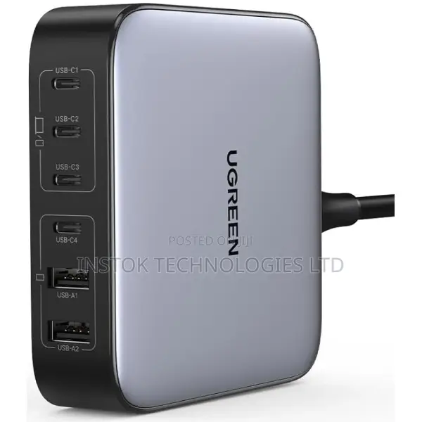 Ugreen Gan 200W Desktop Charger (6-Port) - CD271