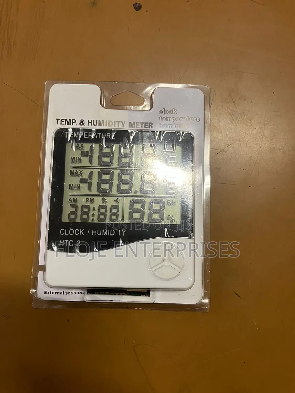 Thermometer-Hygrometer Digital With Prob -50-70c