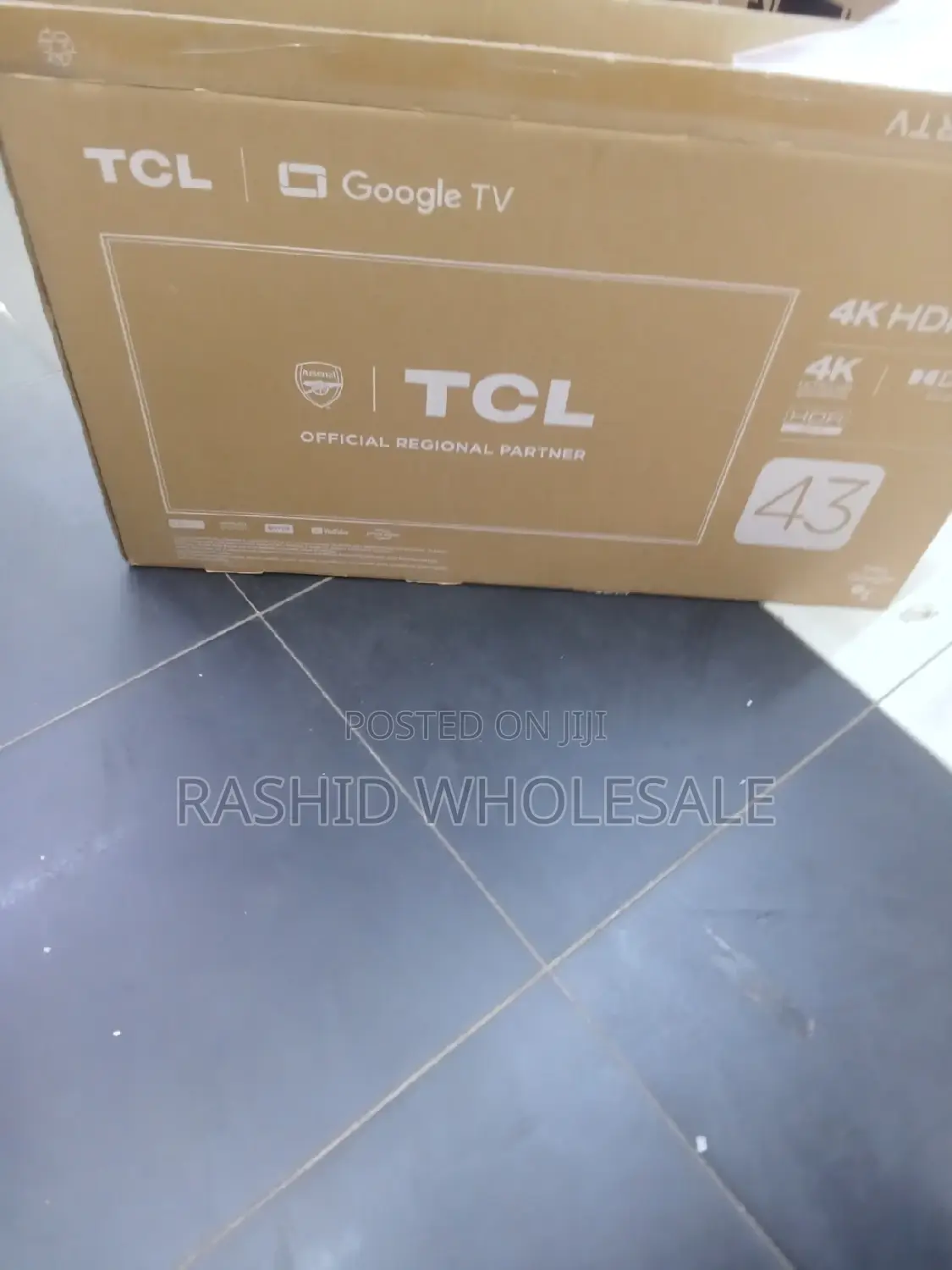 Tcl Smart Flameless Tv 43 Inch Tv .