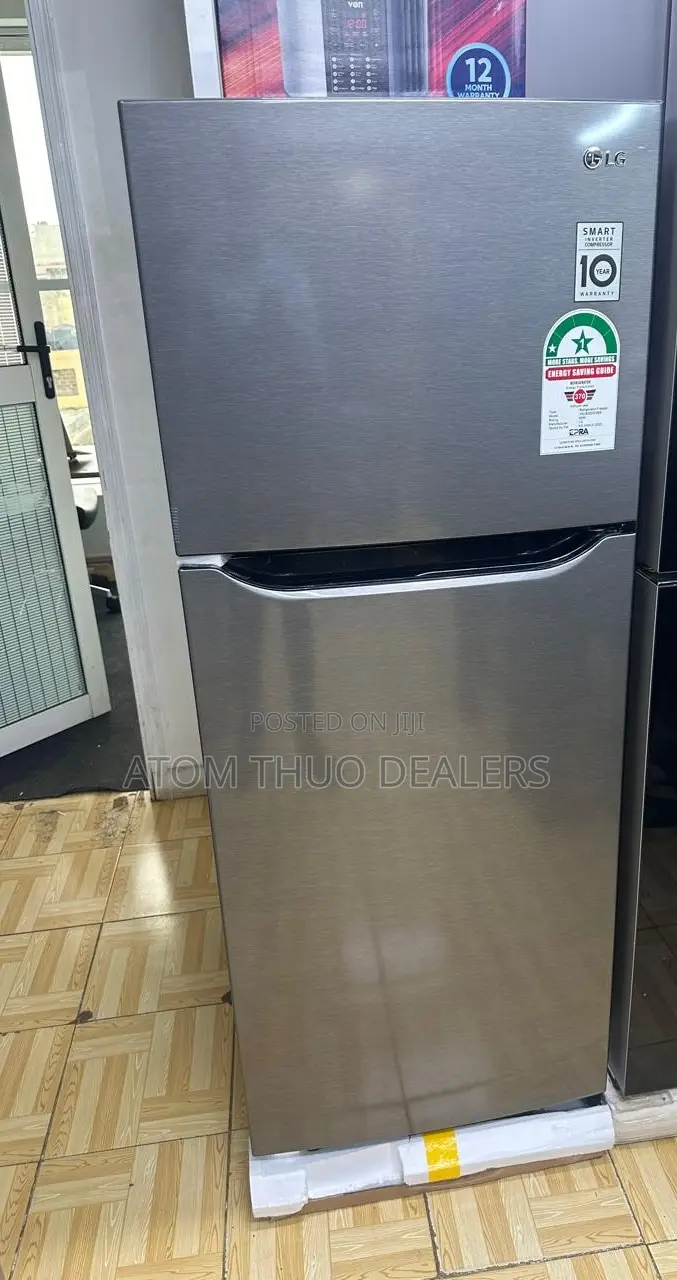 LG 187L Double Door Top Mount Freezer Fridge GN-B202SQBB at .