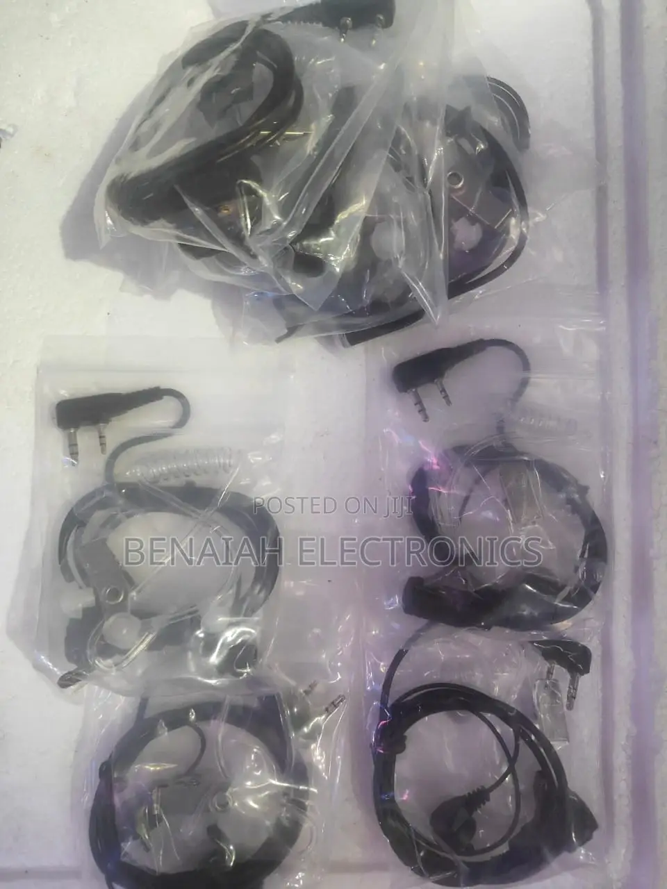 Earphone Anti-Radiation FBI Headset Earphone 2 Pin.(New)