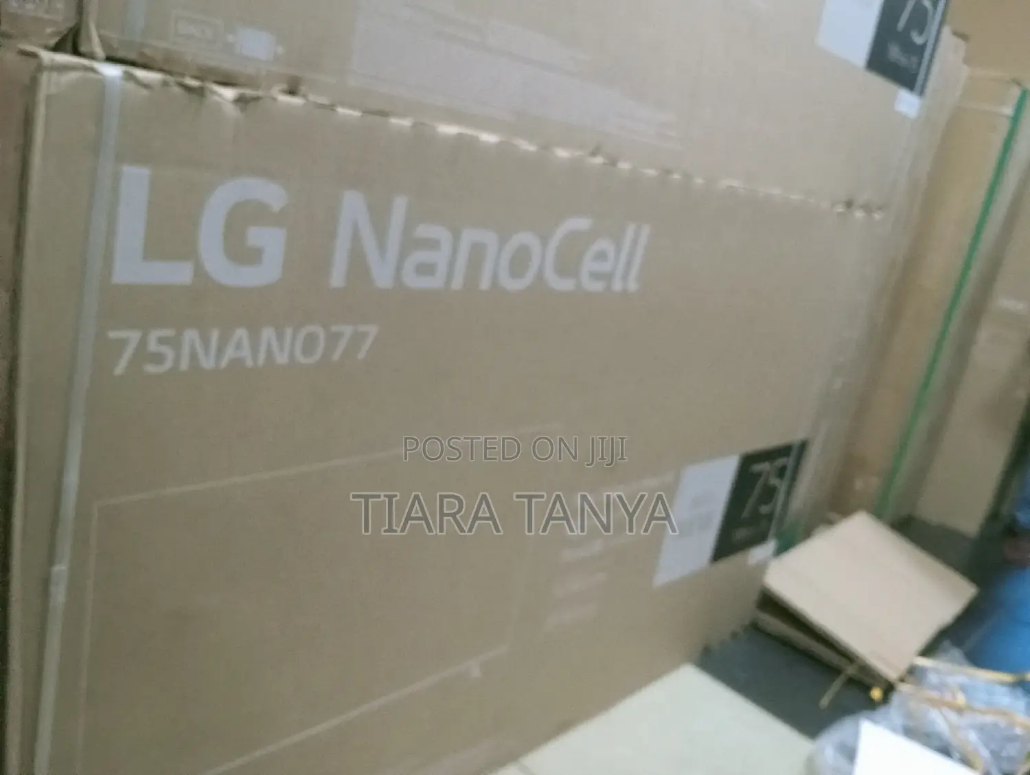 LG 75 Inch Nanocell TV NANO77 Series Cinema Screen Design