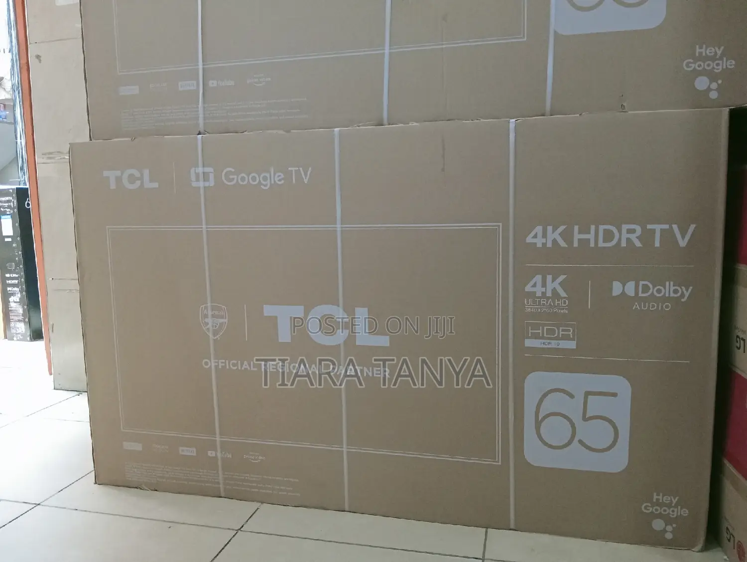 TCL 65" P635 TCL HDR Google TV Dolby Audio HDR 10