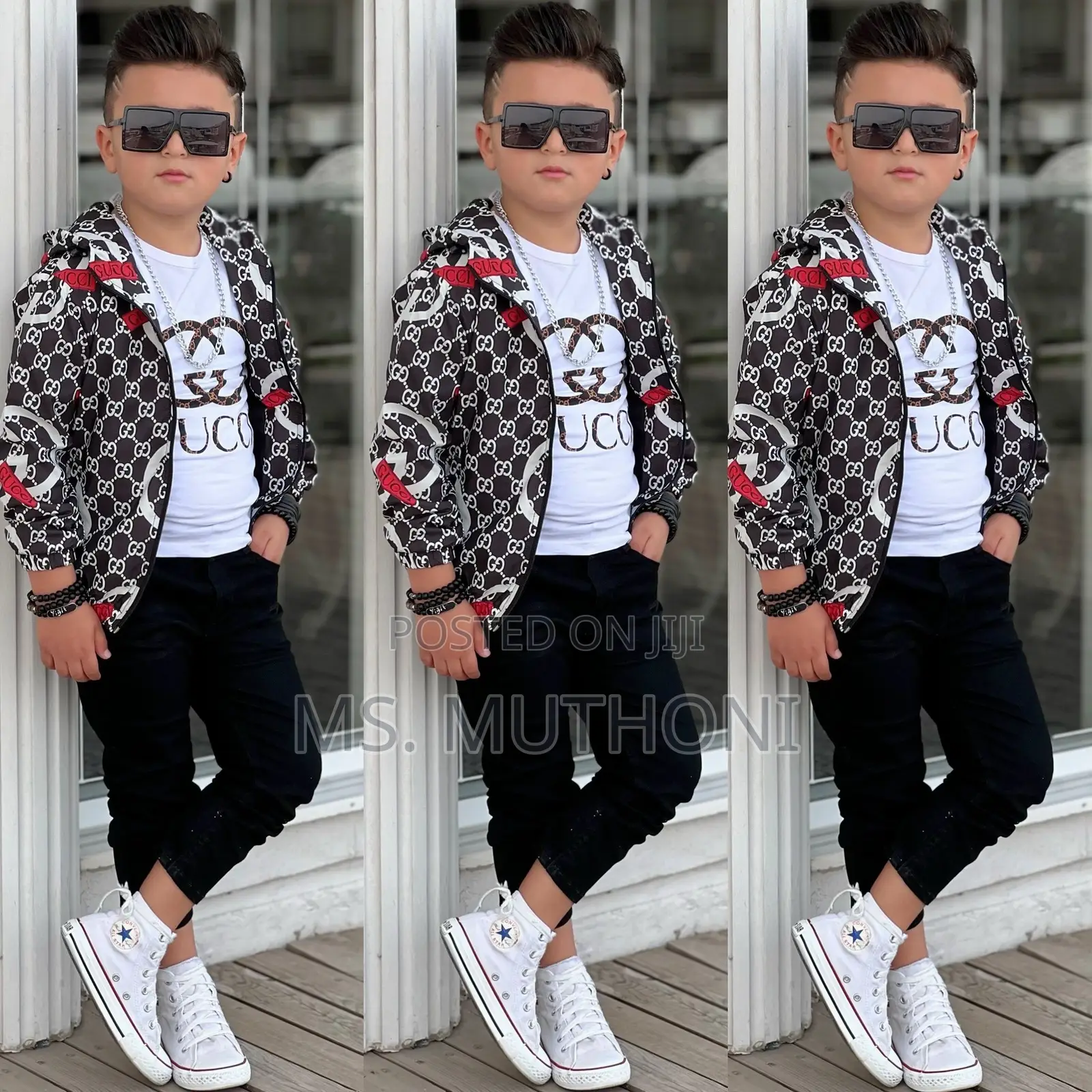 Quality Gucci Unisex 3 PC Tracksuit 2-12yrs