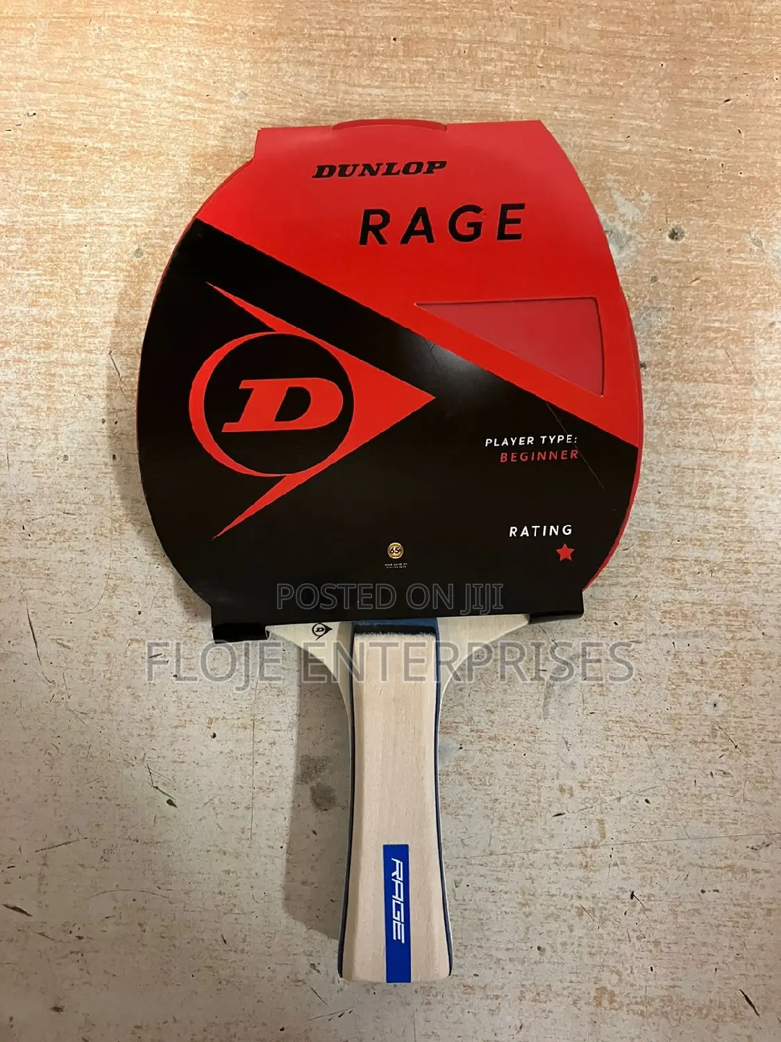 Dunlop Rage Pulsar Table Tennis Bat