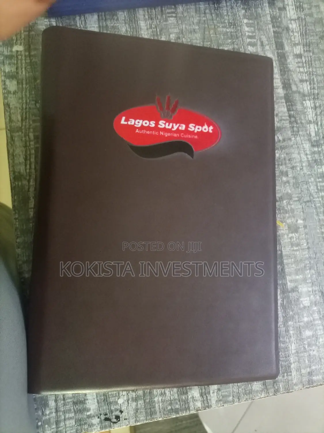 Leather Hotel Menu Folders