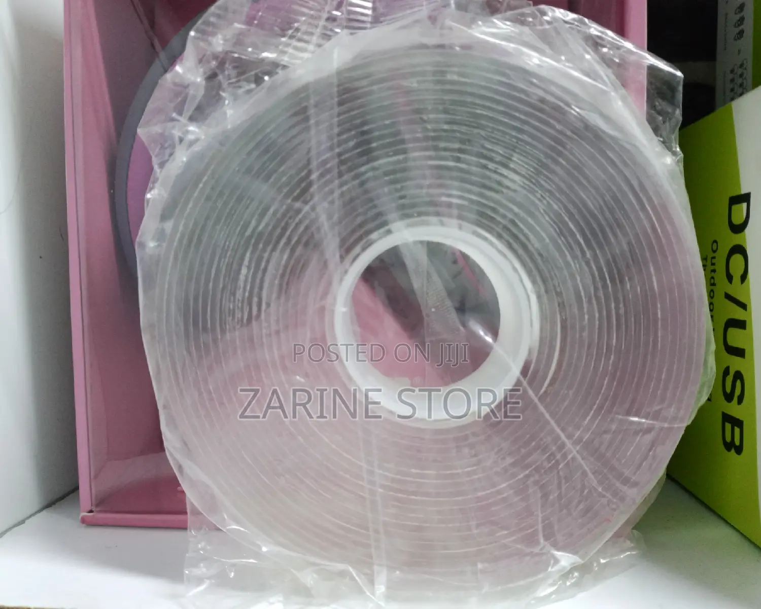 Stick Double Sided Tape 6 Metres Transparent Mounting Tape