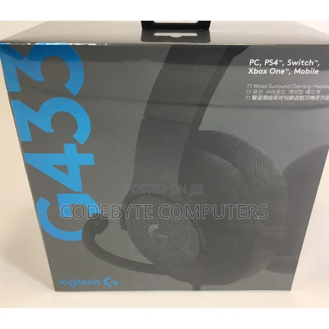 Logitech G433 7.1 Surround Gaming Headset (Black)