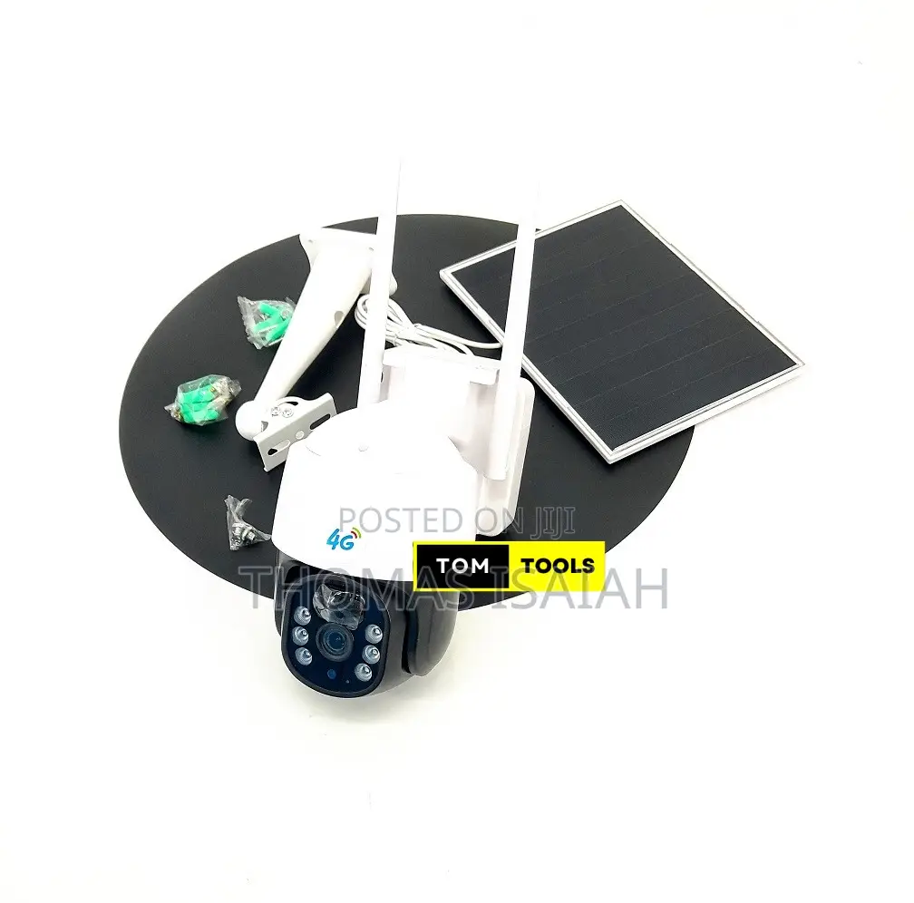Wireless 4g Sim Card Solar Security Camera With 360° Ptz, Mo