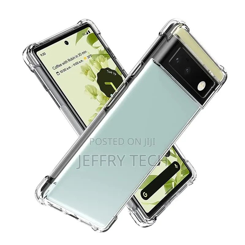 Clear Hard TPU Bumper Case for Google Pixel 6 Pro With Shock