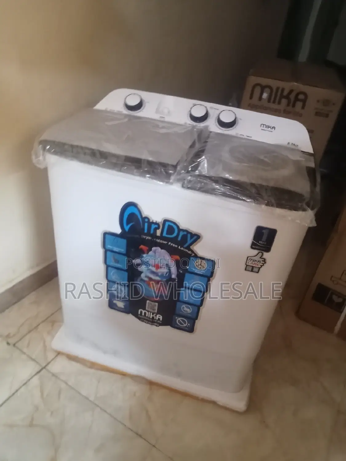 Mika 8kgs Twin Tub Washing Machine