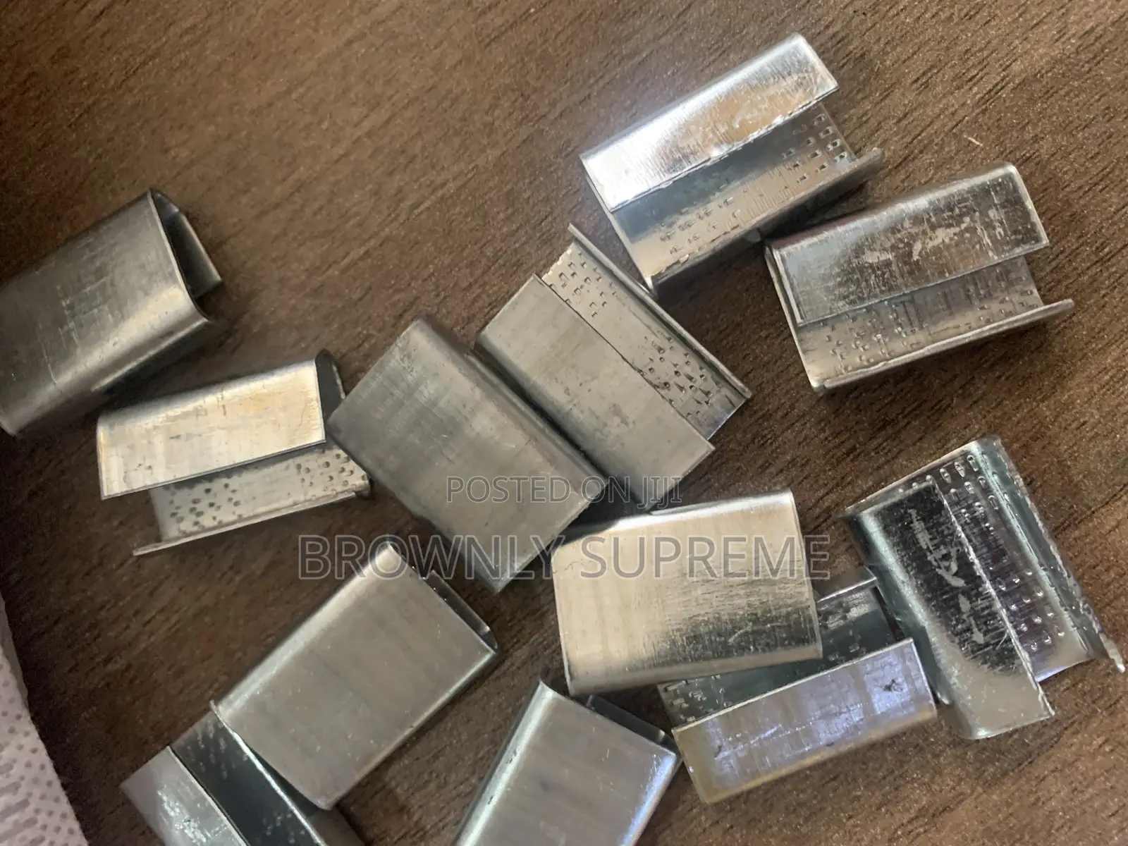 Brand New Heavy Metal Strapping Clips