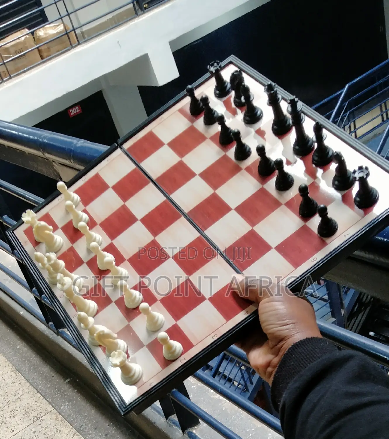 Foldable Magnetic Chess Board Game