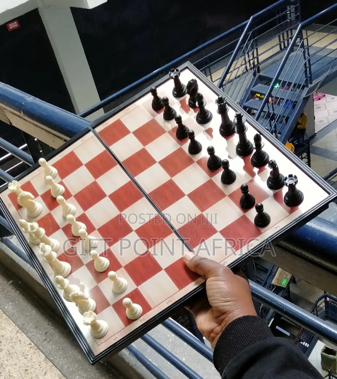 Foldable Magnetic Chess Board Game