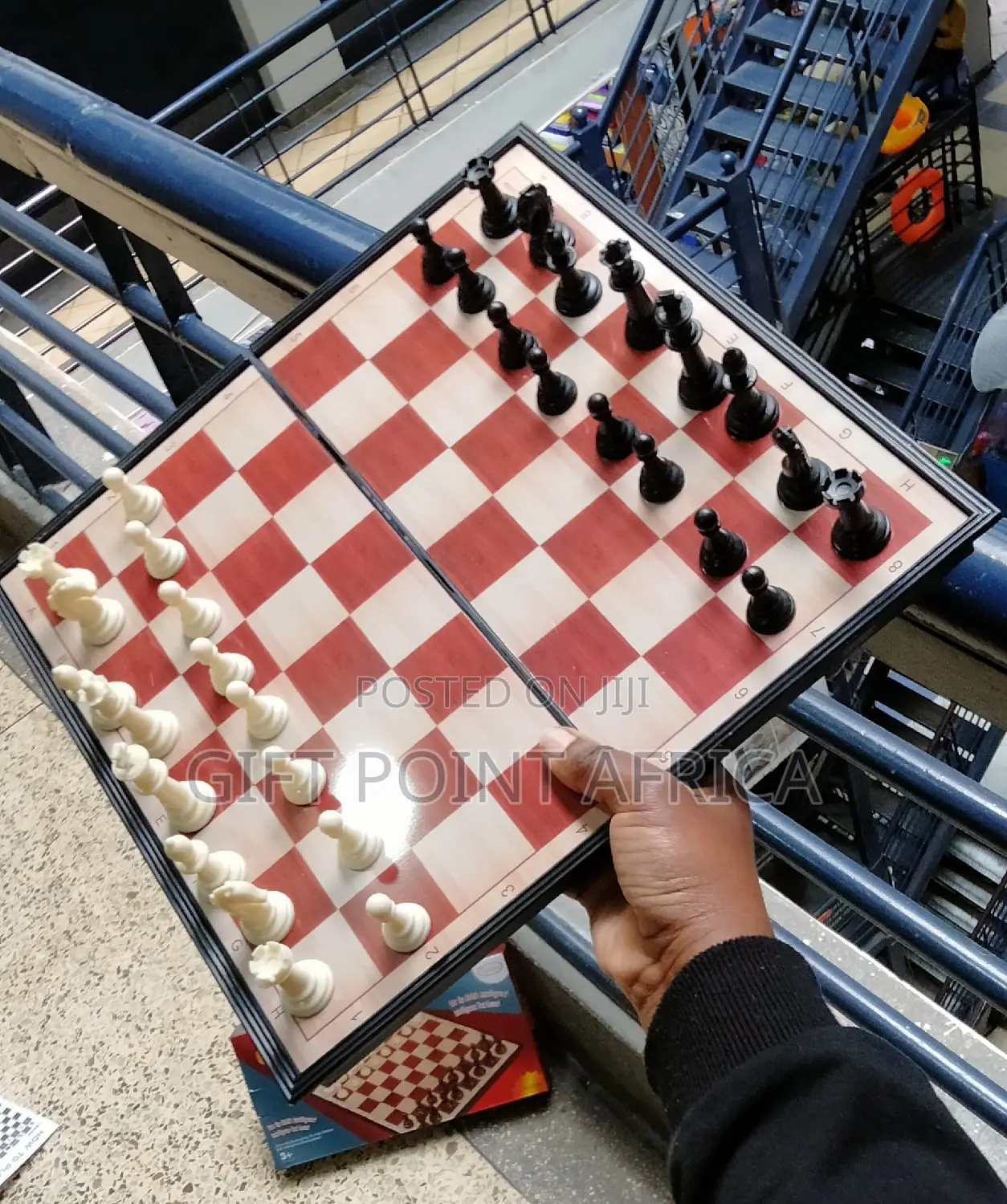 Foldable Magnetic Chess Board Game