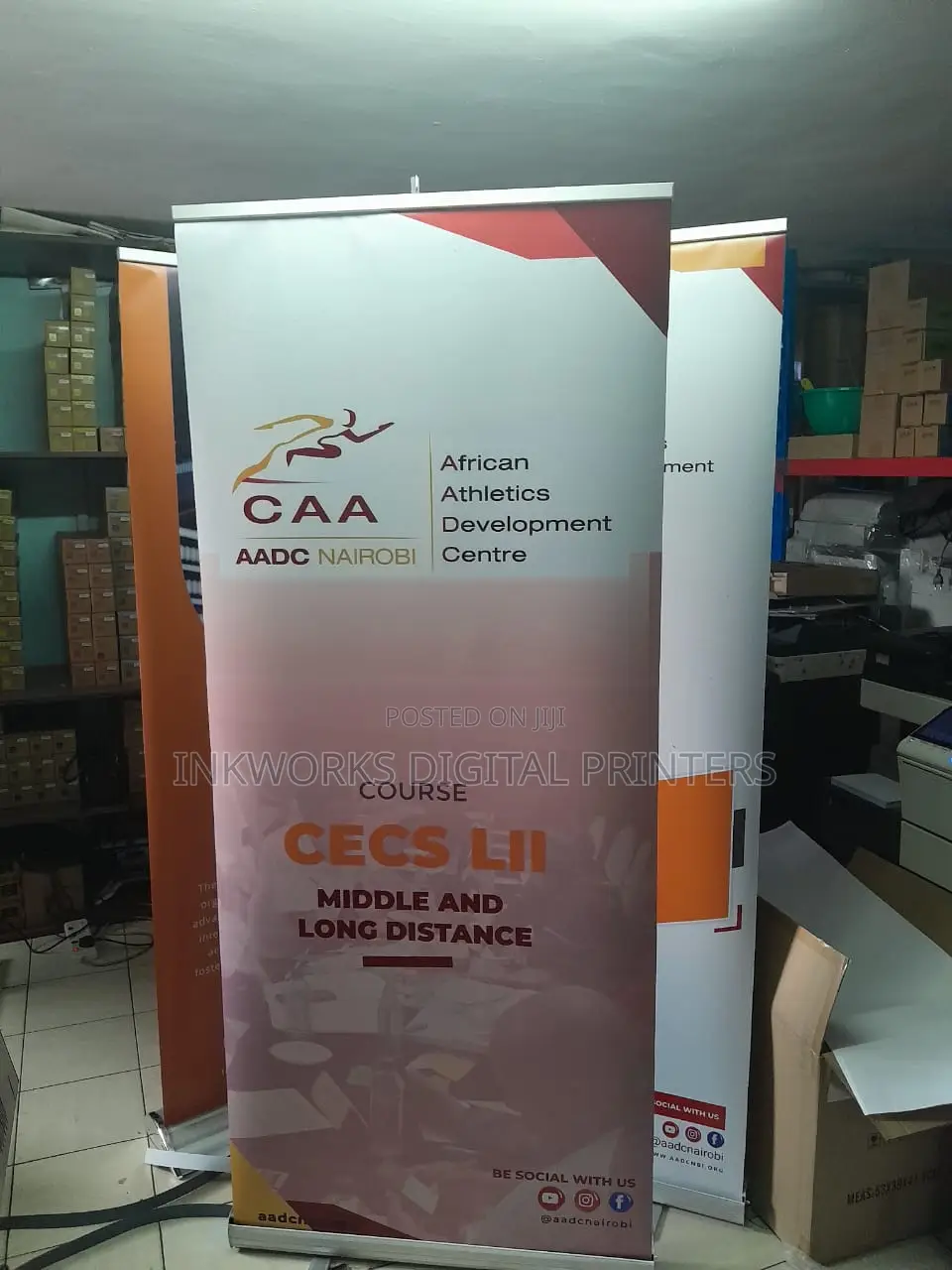 Narrow Base Roll Up Banner Printing for School and Events