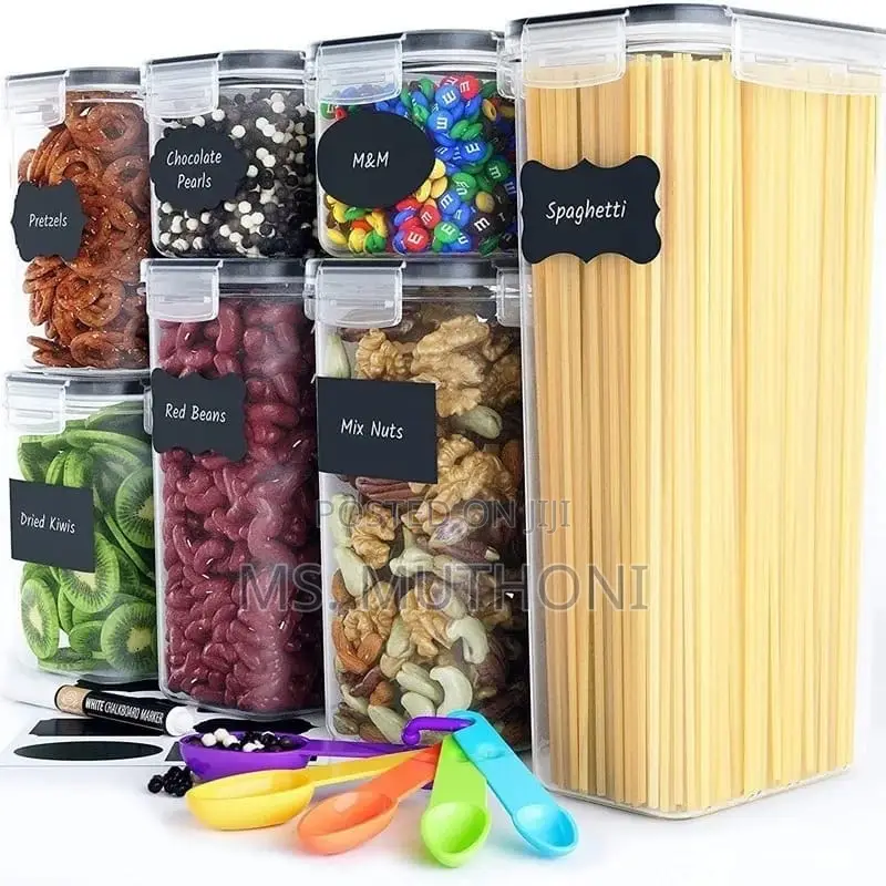 7pcs Food/Pantry Storage Containers Labels
